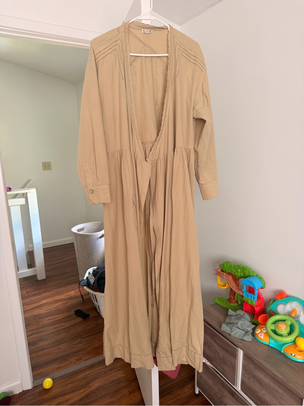 Free People Neutral Beige Knit Top with Intimately Label